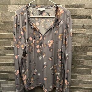 Calvin Klein Multicolor Floral Women's Blouse